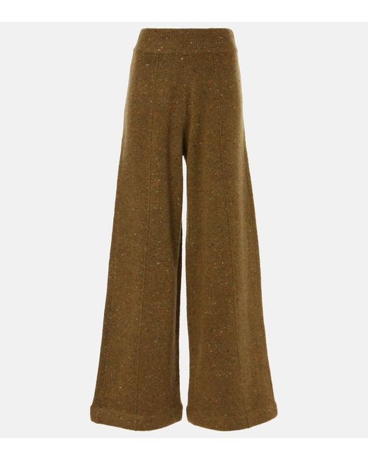 Pantaloni A Gamba Larga di Co. in Natural