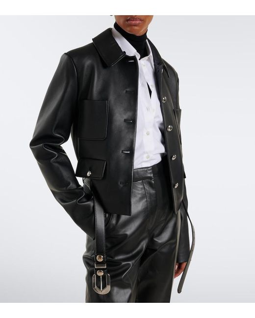Altuzarra Black Simons Leather Jacket