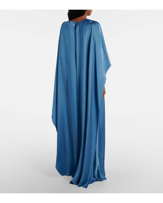 Robe Longue Izel En Satin Jonathan Simkhai en coloris Blue