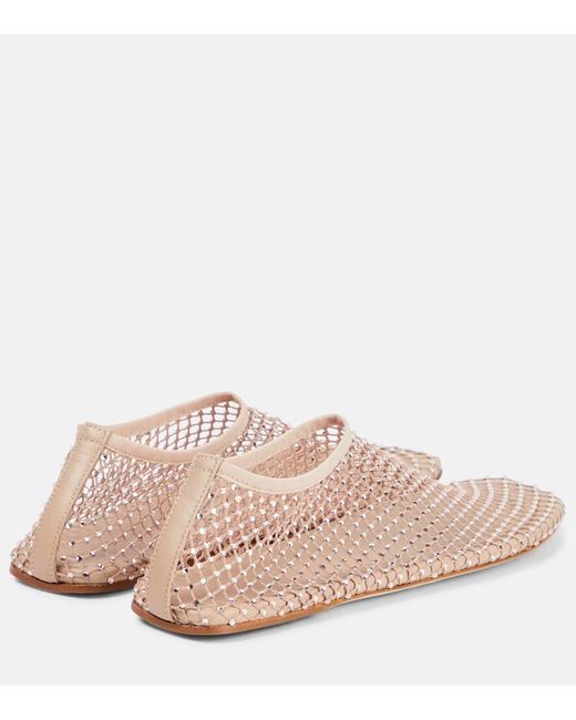 Zapatos planos Minette con cristales Christopher Esber de color Pink