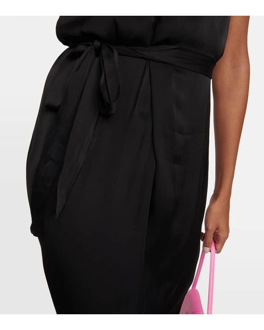 Abito Midi Stephanie di Velvet in Black