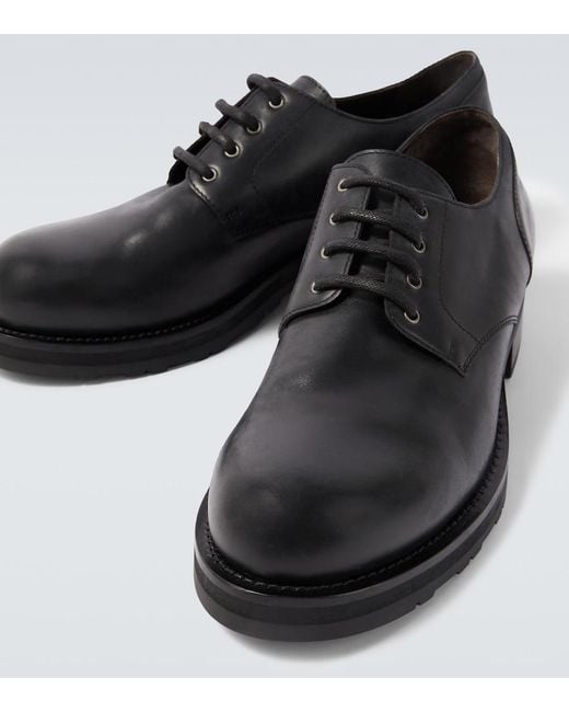 Stringate Derby di The Row in Black da Uomo