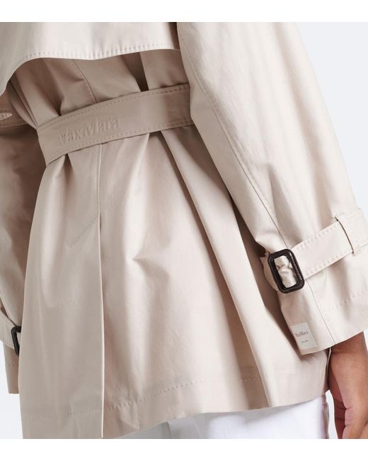 Max Mara Natural The Cube Cotton-Blend Twill Jacket