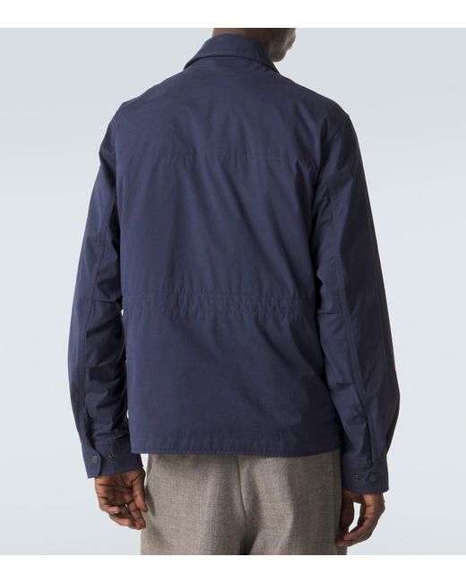Moncler Blue Roquille Convertible Jacket for men