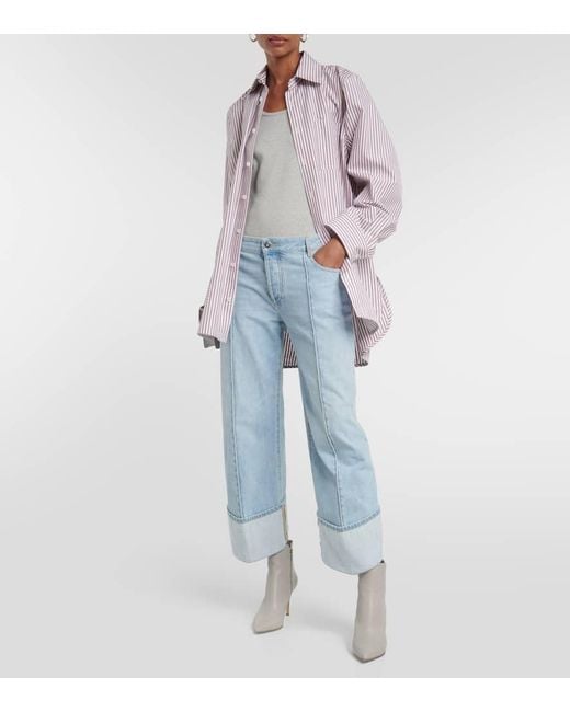 Stivaletti Levy 85 di Gianvito Rossi in Gray