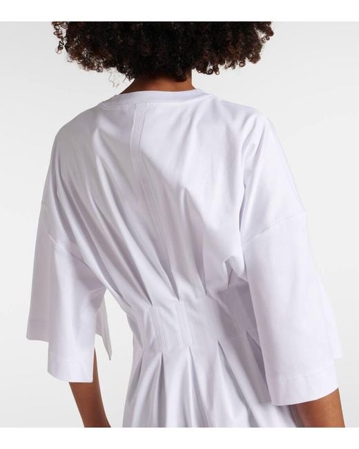 Max Mara White T-Shirt Giotto aus Baumwoll-Jersey