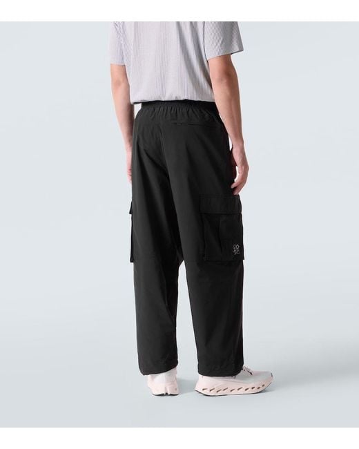 Loewe Black X On Belted Technical Cargo Pants for men