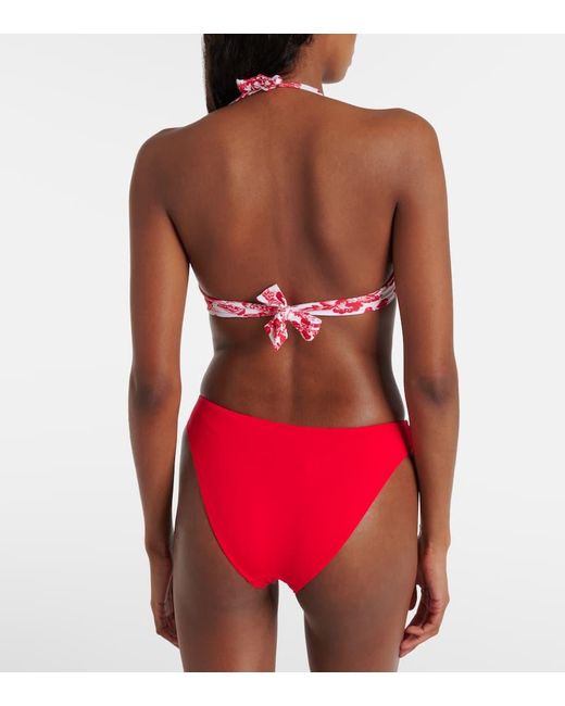 Melissa Odabash Red Bikini-Hoeschen Martinique