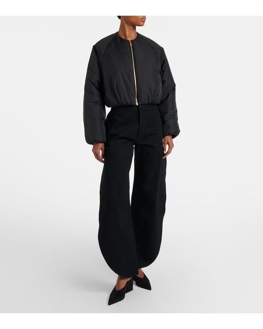 Alaïa Blue Barrel-Leg Jeans