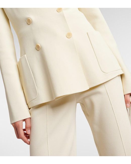 Joseph Natural Milano Double-Breasted Blazer