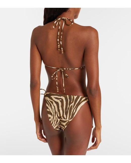 Zimmermann White Wanderlust Printed Bikini