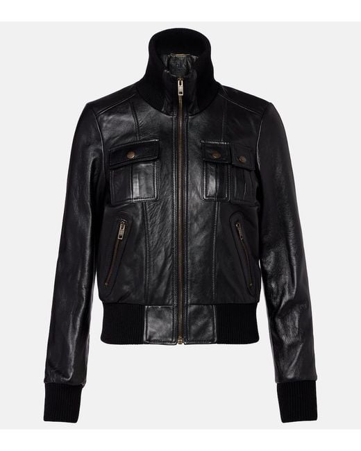 Chloé Black Leather Jacket