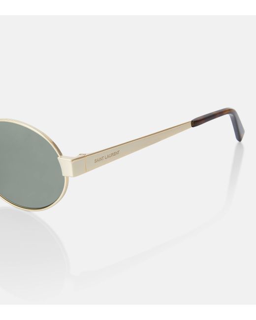 Saint Laurent Gray Sl 692 Oval Sunglasses