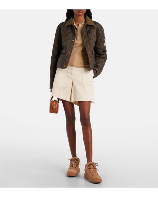 Jimmy Choo Brown Diamond Maxi Suede Hiking Boots