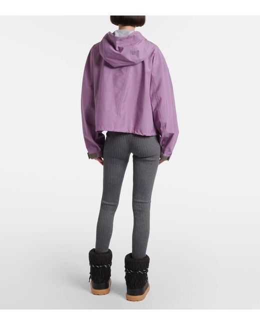 Miu Miu Purple Jacke Aus Canvas