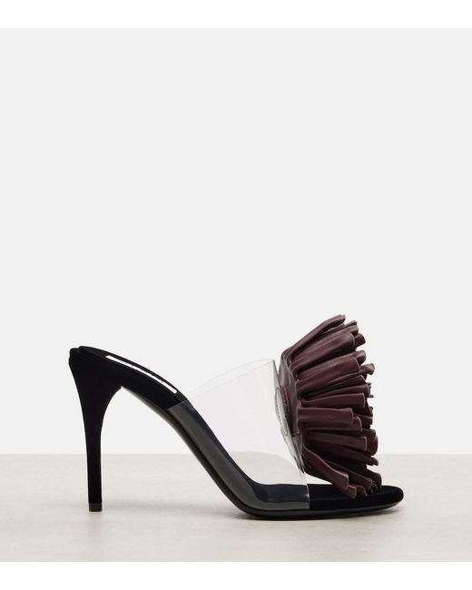 Alaïa Black Alaã¯A Asymmetrical Stiletto Sandals