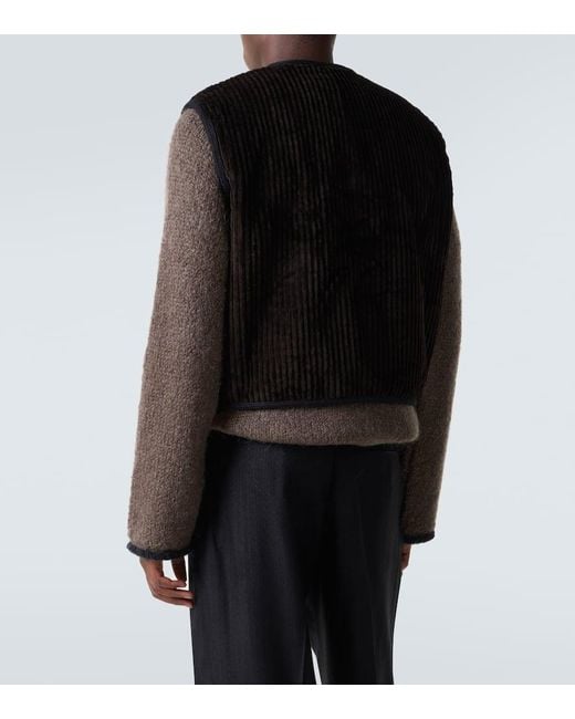 Our Legacy Weste Top Aus Baumwoll-Cord in Black für Herren