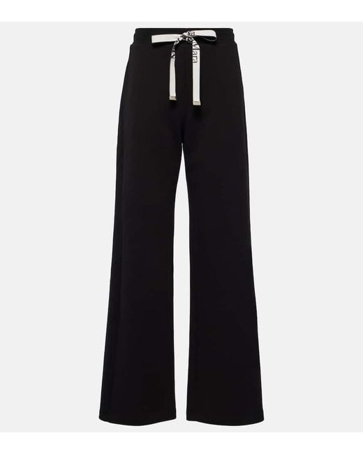 Pantalones deportivos Badia de algodon Max Mara de color Black