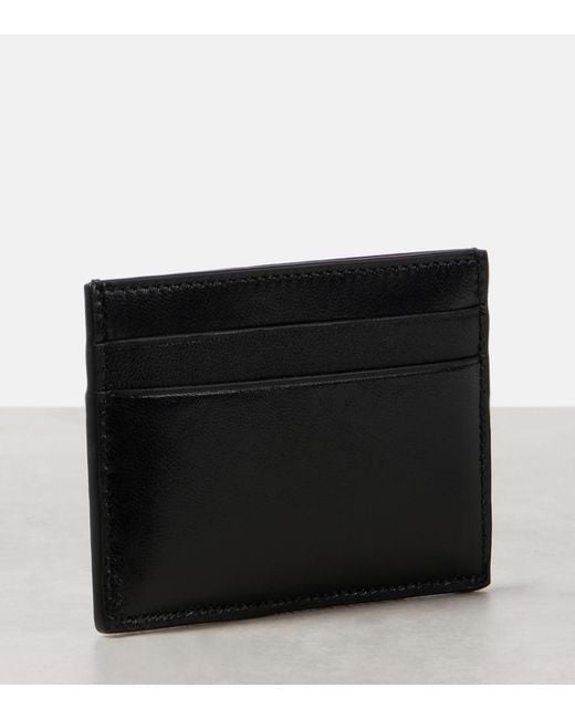 Loewe Black Puffer Anagram Leather Card Holder