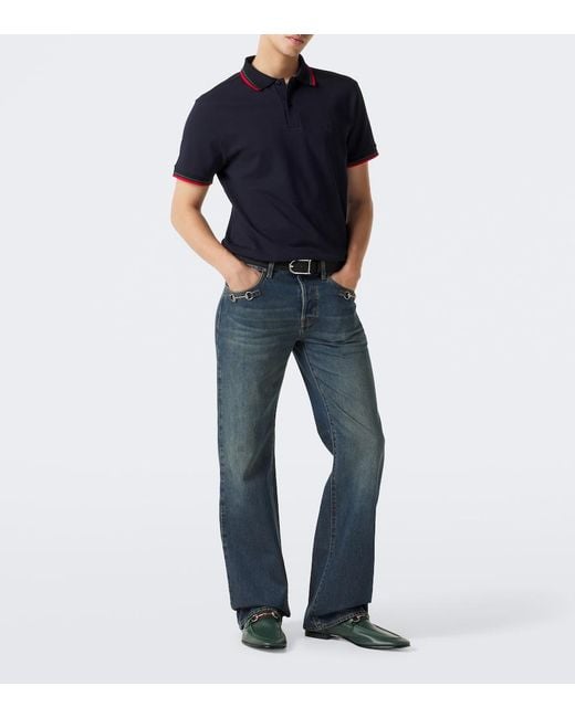 Gucci Green Como Horsebit Leather Loafers for men