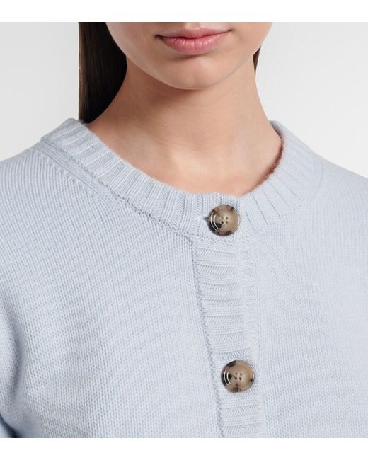 Jardin Des Orangers Blue Cashmere Cardigan
