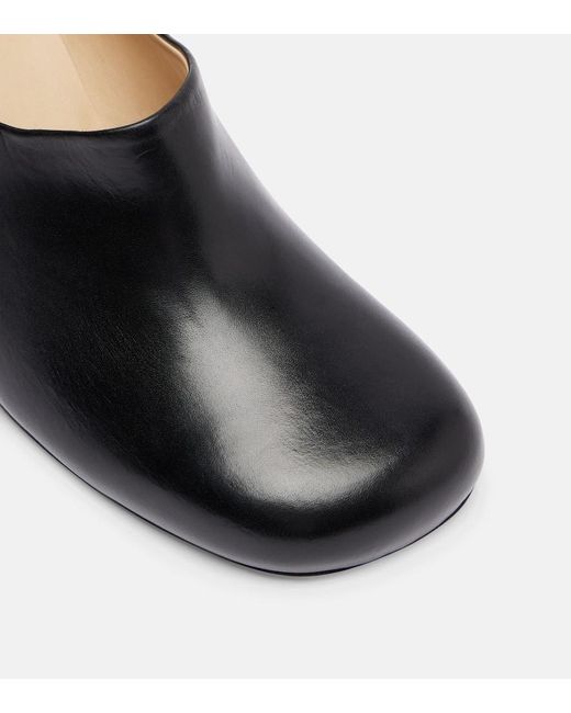 Lemaire Black Pumps Anatomic 80 Aus Leder