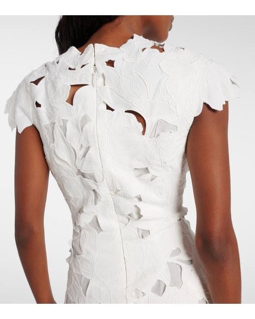 Jonathan Simkhai White Minikleid Holloway Aus Spitze