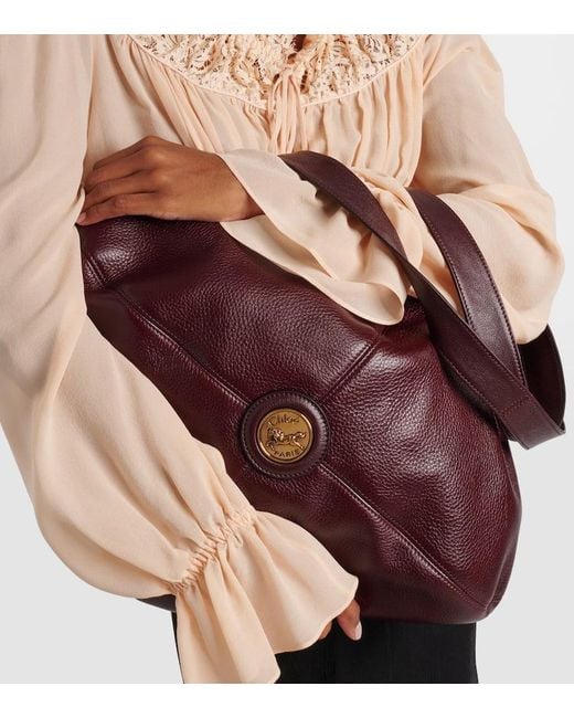 Chloé Brown Balloon Medium Leather Shoulder Bag