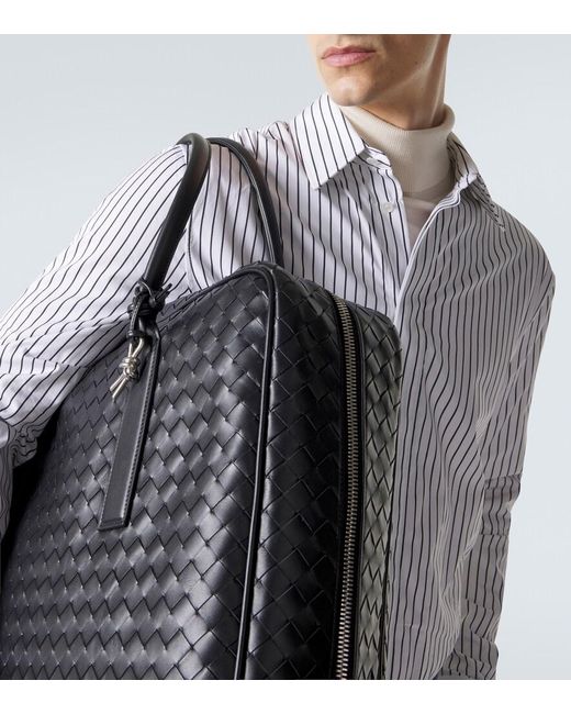 Bottega Veneta Aktentasche Getaway Large Aus Leder in Black für Herren