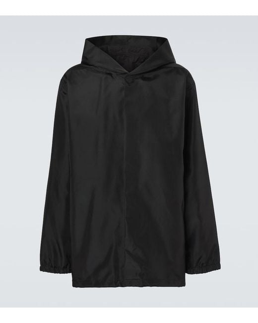 Rick Owens Black Temple Tour Canvas Jacket for men