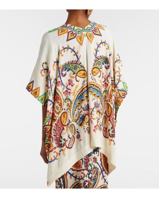 Etro Metallic Printed Beach Cover-Up