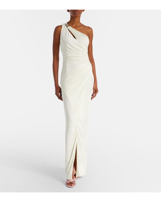 Robe Longue Medusa '95 Versace en coloris White