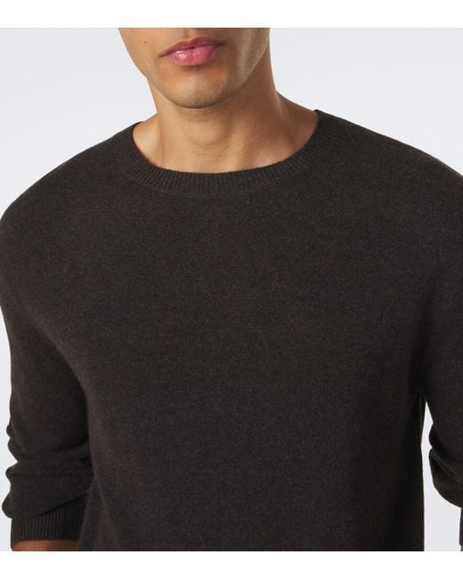 LeKasha Black Colmar Cashmere Sweater for men