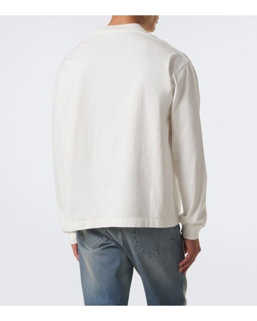 Prada White Cotton Jersey T-Shirt for men