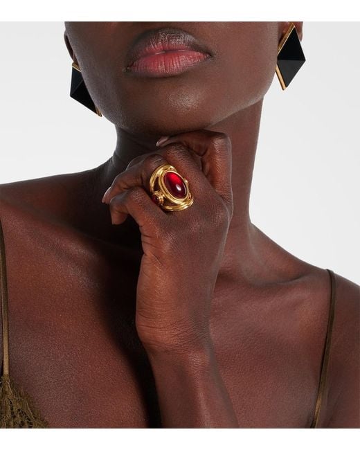 Saint Laurent Metallic Ring