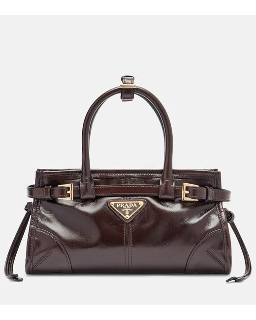 Borsa Bonnie Mini di Prada in Brown