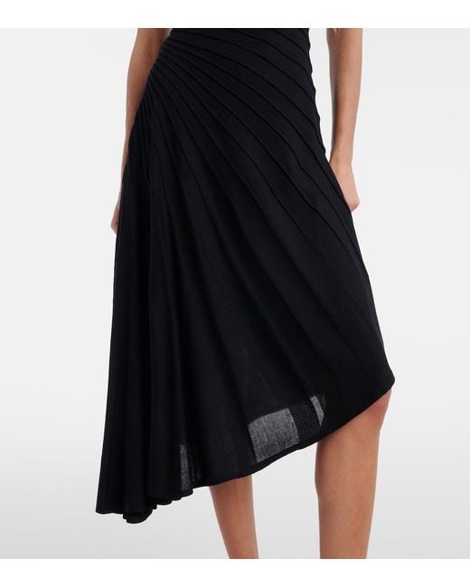 Alaïa Black Asymmetrical Dress