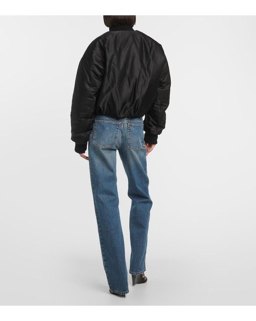 Bomber Oversized Alaïa de color Black