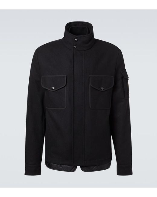 Moncler Black Avoine Quilted Down Jacket for men