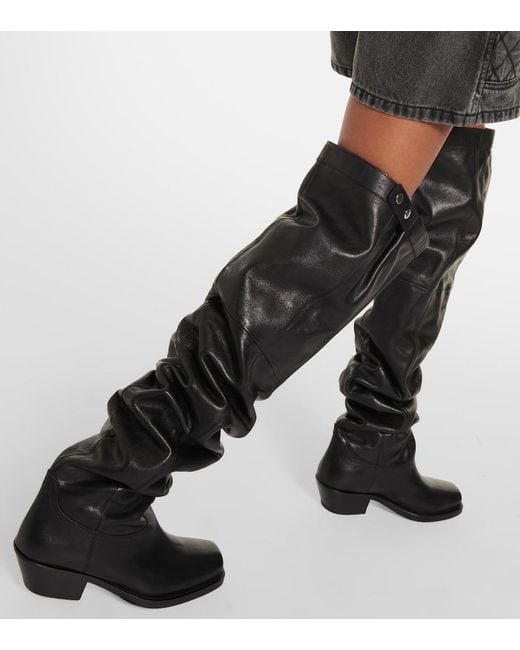 Isabel Marant Black Amati Over Knee Boots