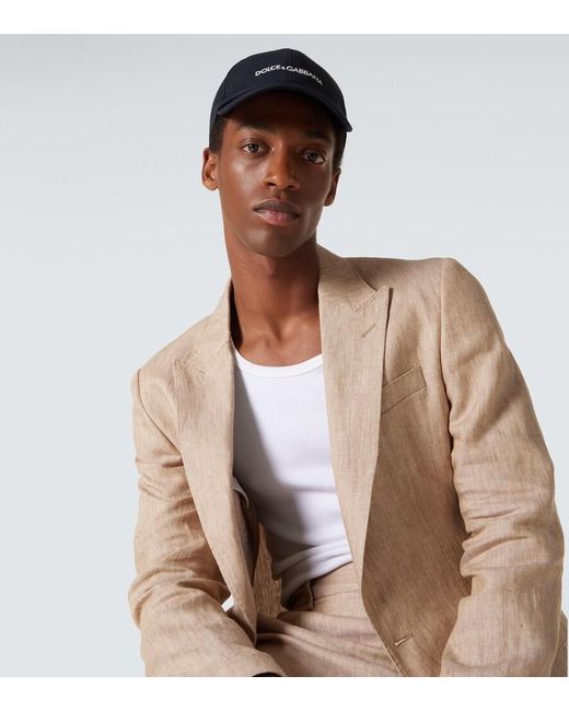 Dolce & Gabbana Blue Caps for men