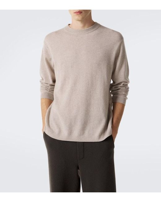 Lisa Yang Natural Mason Cashmere Sweater for men