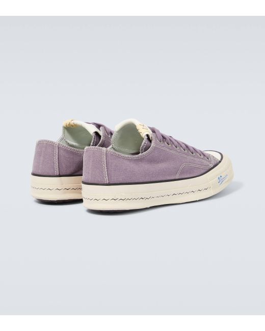 Visvim Purple Skagway Lo Canvas Sneakers for men