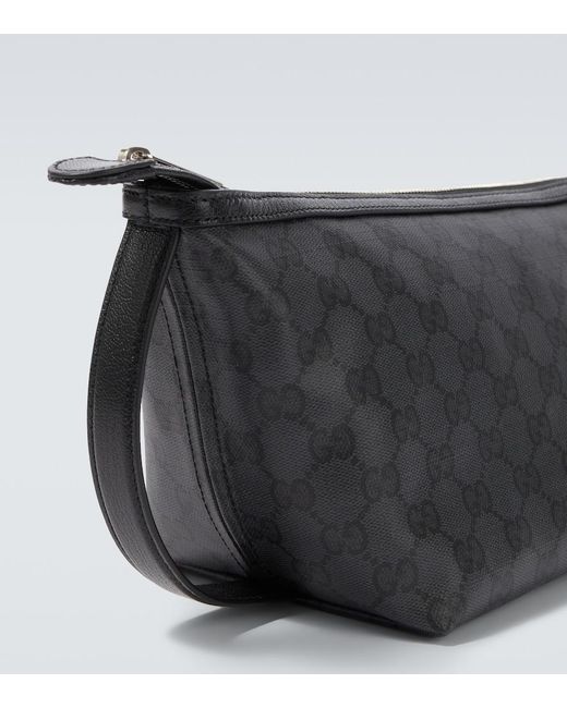 Gucci Gray Essence Classic Gg Canvas Toiletry Bag for men