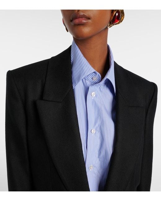 Saint Laurent Black Cashmere Blazer