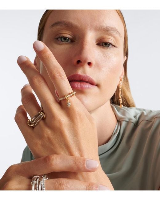 Spinelli Kilcollin White Solarium Sterling And 18Kt Ring
