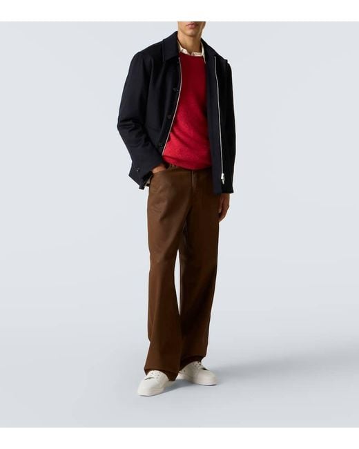 Christian Louboutin Sneakers Fun Louis Junior Aus Leder in White für Herren