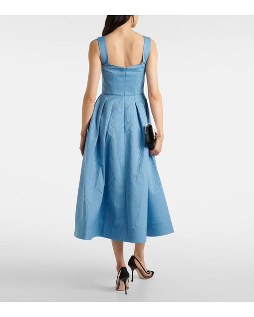 Rebecca Vallance Blue Cielo Midi Dress