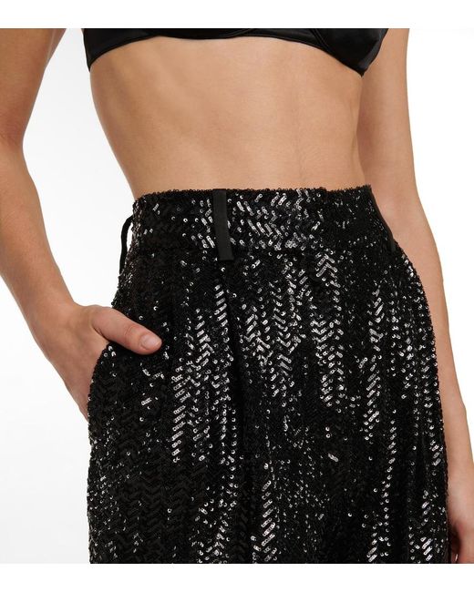 Blazé Milano Gray Blaze Milano Sequined Pants