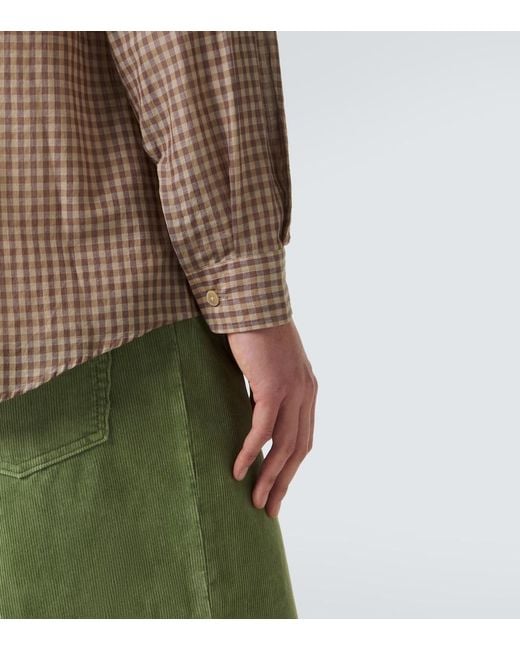 Camicia di Auralee in Brown da Uomo